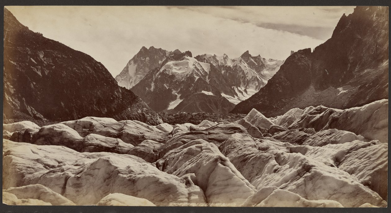 Mer de Glace, Mont Blanc by Francis Frith