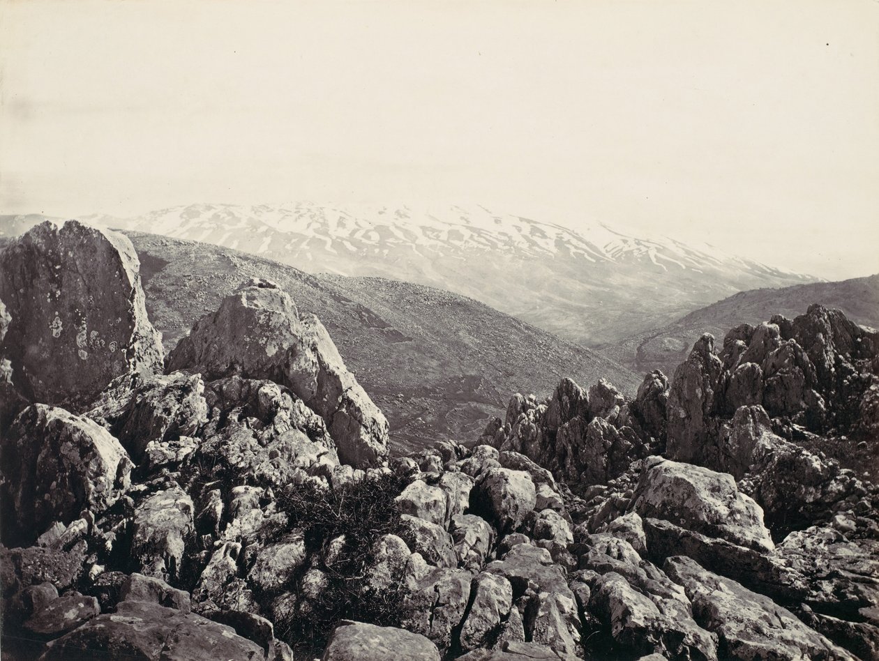 Mount Hermon, The Mount of Transfiguration by Francis Frith