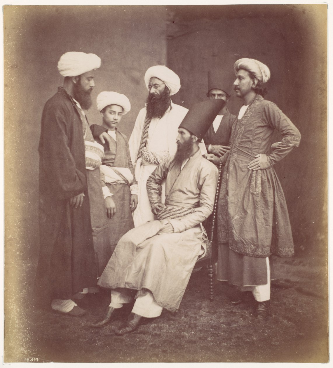 Six East Indian Men by Francis Frith