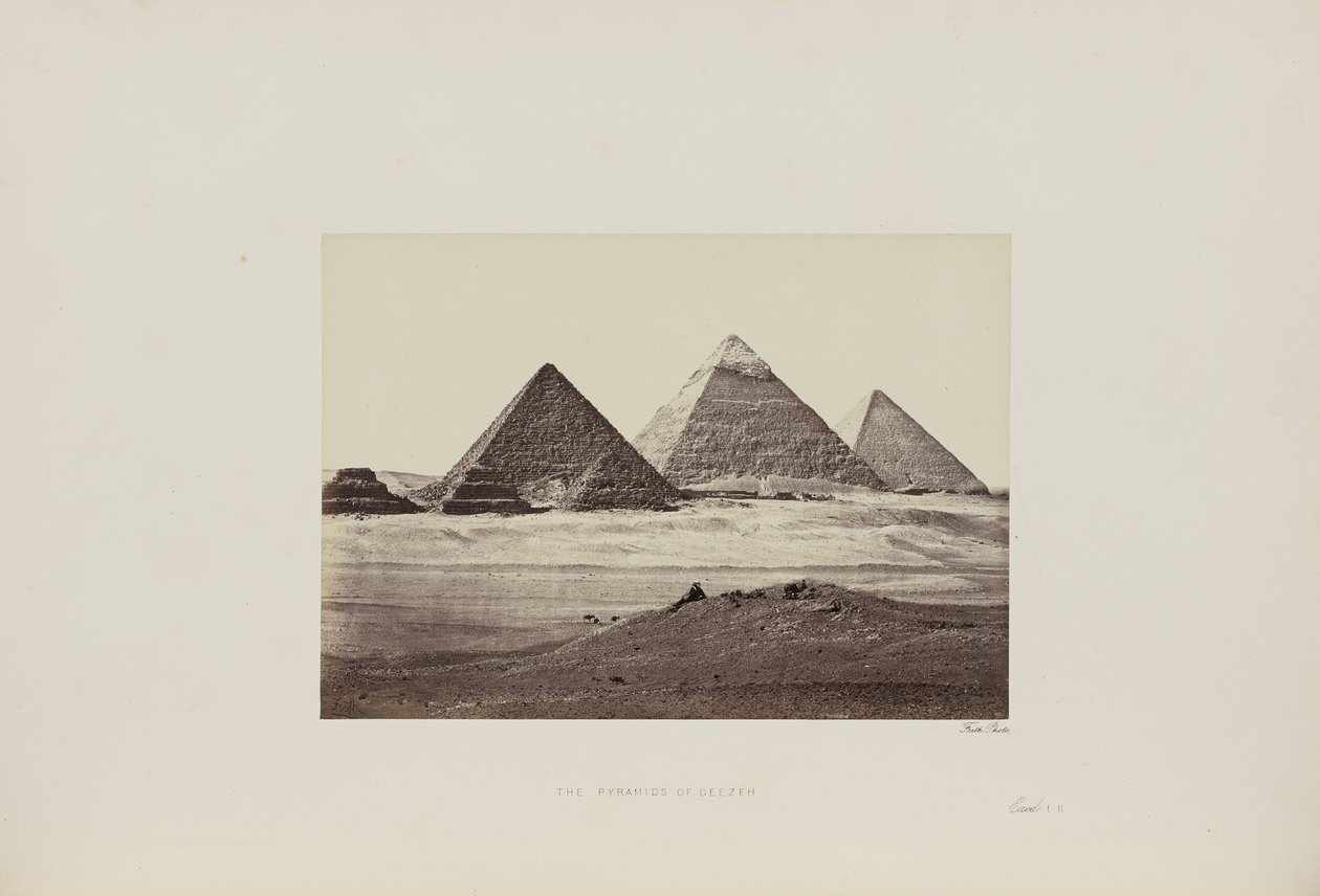 The Pyramids of Giza by Francis Frith