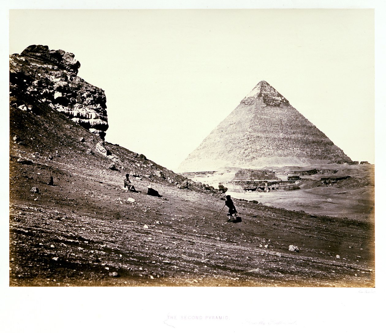 The Second Pyramid, from the Southeast by Francis Frith