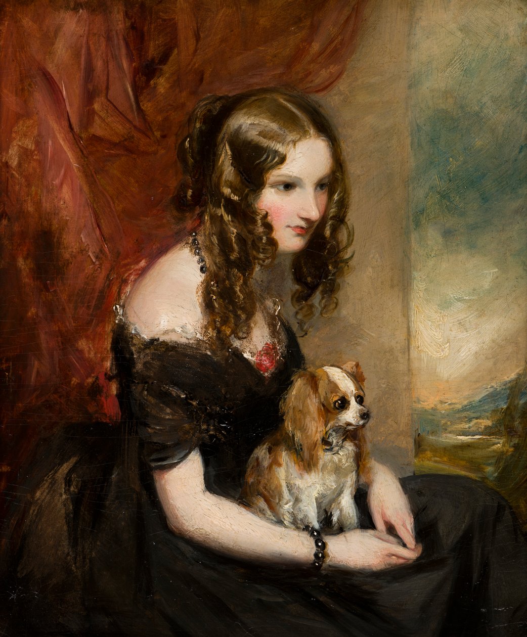 Portrait of the Hon. Selina Weld Forester, Viscountess Newport and Later Countess of Bradford by Francis Grant