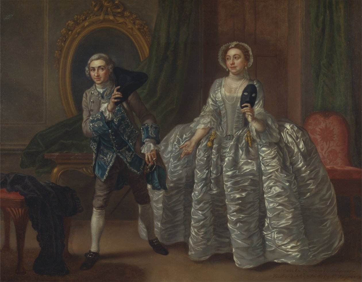 David Garrick and Mrs. Pritchard in 