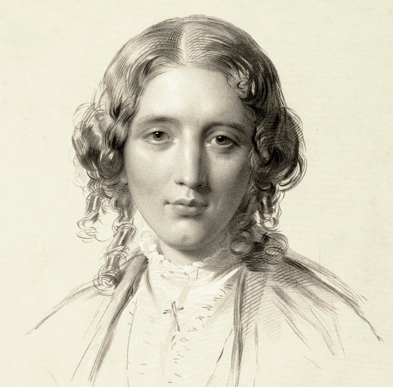 Portrait of Harriet Beecher Stowe by Francis Holl