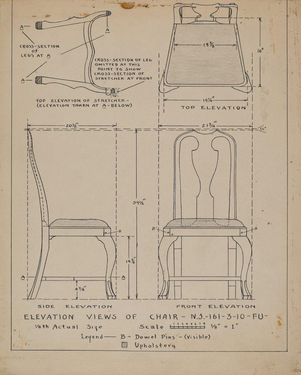 Chair by Francis Law Durand