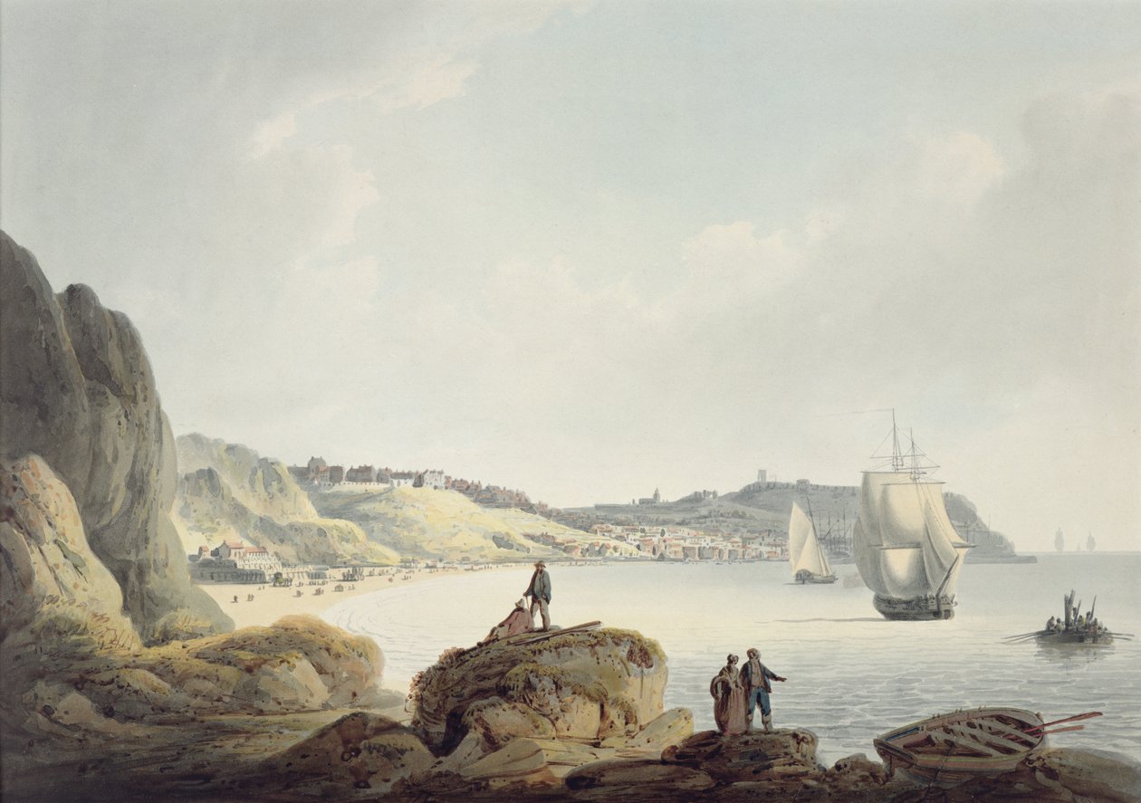 Scarborough, c.1820 by Francis Nicholson