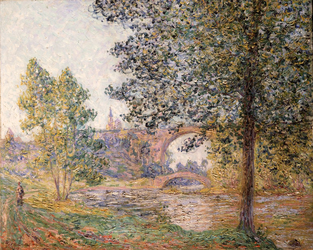 The Eure in the Twilight Sun by Francis Picabia