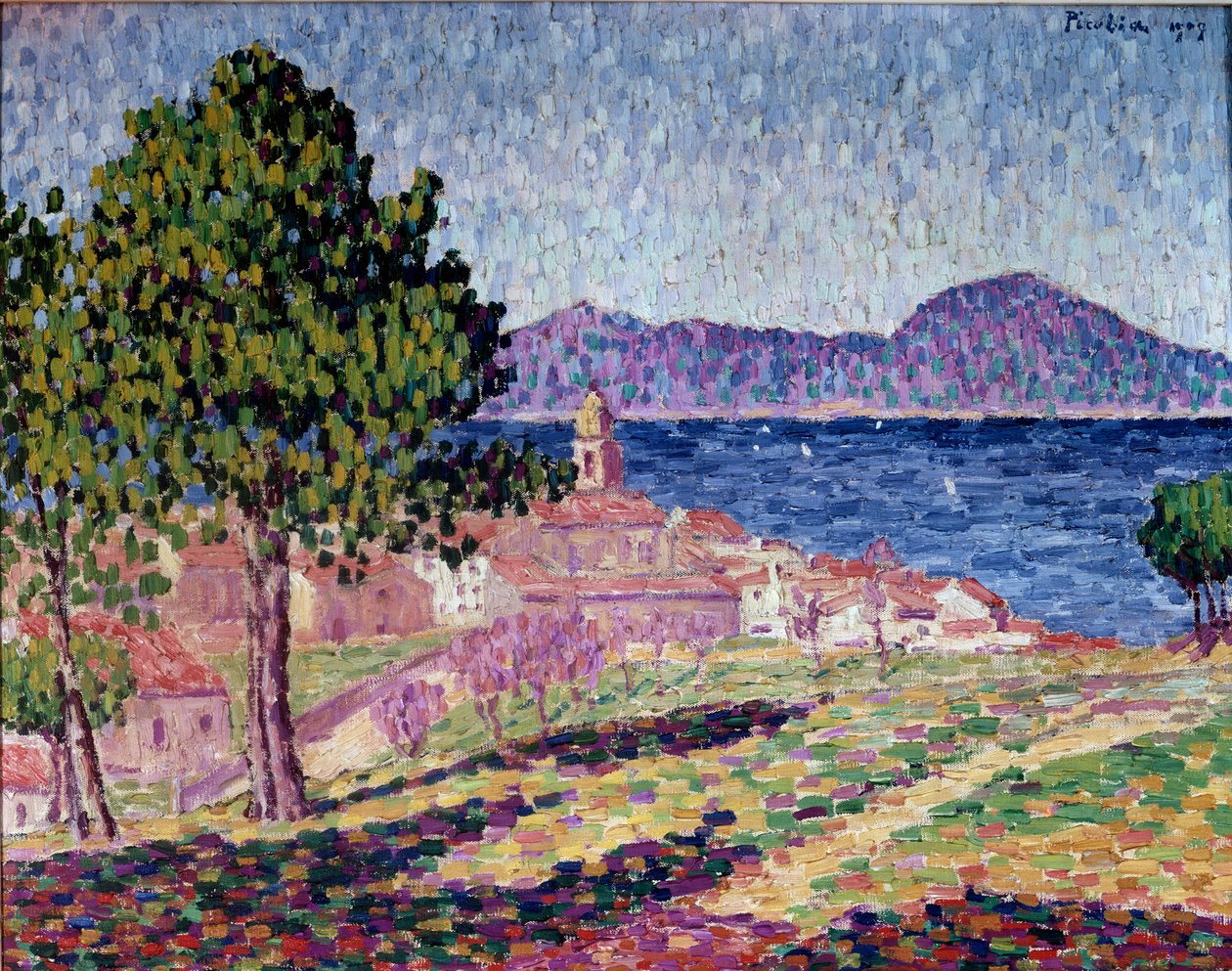 View of Saint Tropez, the Citadel by Francis Picabia