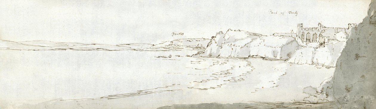 Port of Tenby, c.1678 by Francis Place