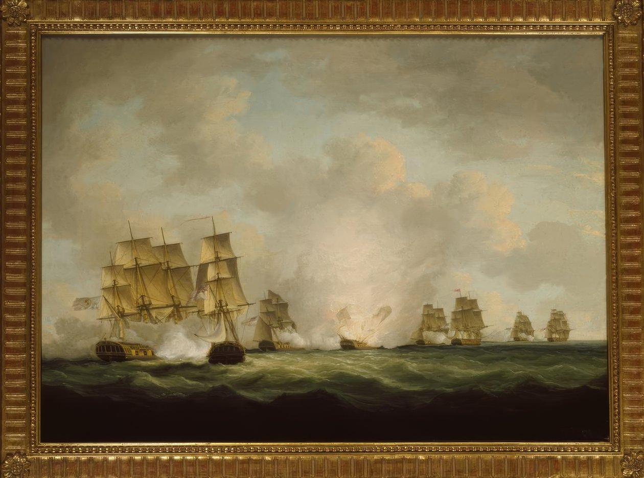 The Capture of the Spanish Treasure Ships off Cadiz by Francis Sartorius