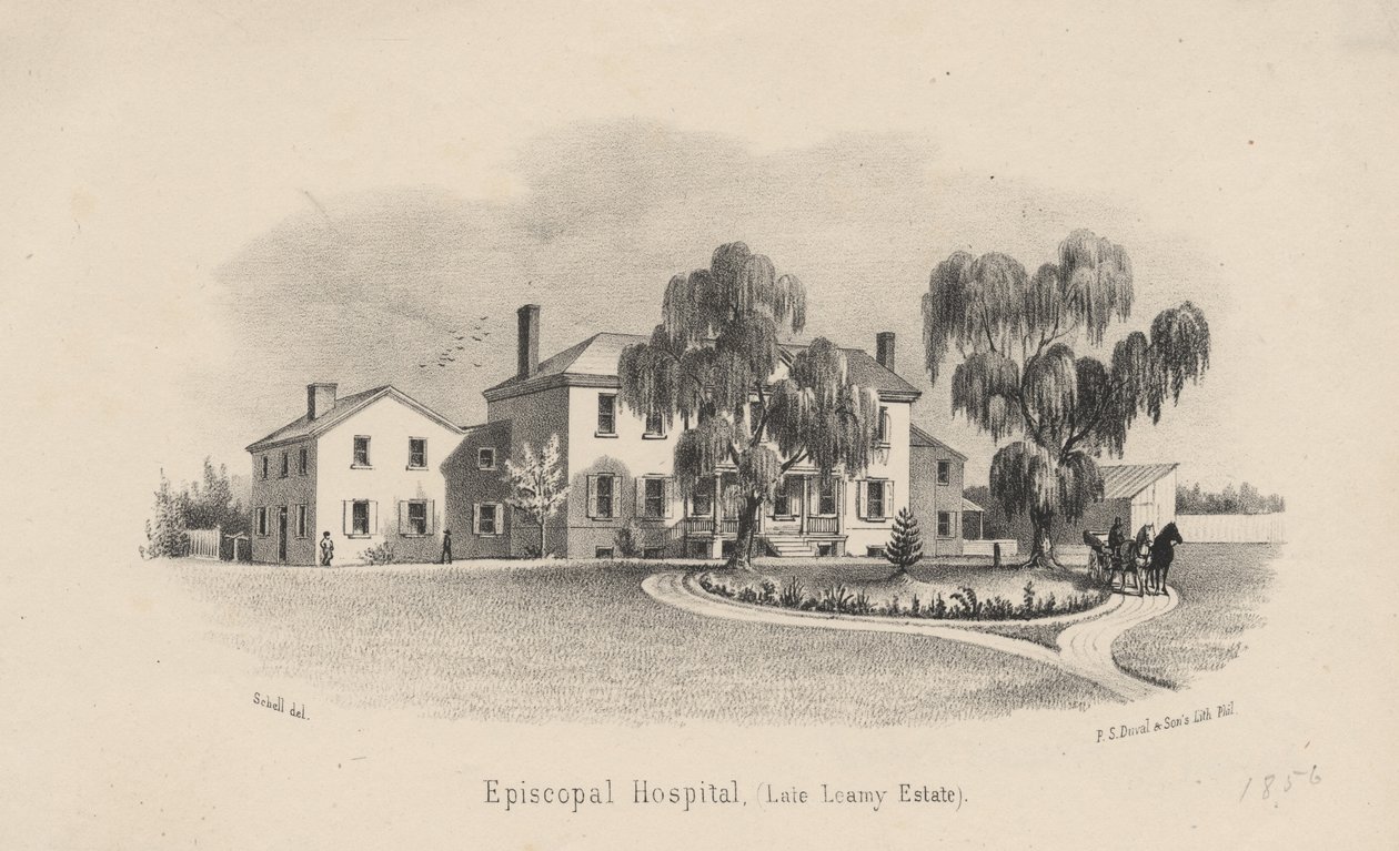 Episcopal Hospital by Francis Schell