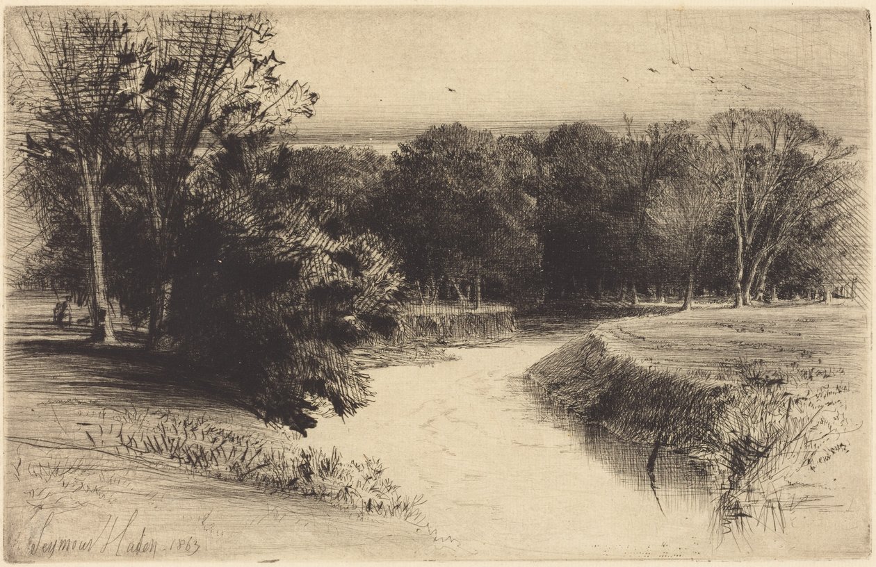 A Sunset in Ireland by Francis Seymour Haden