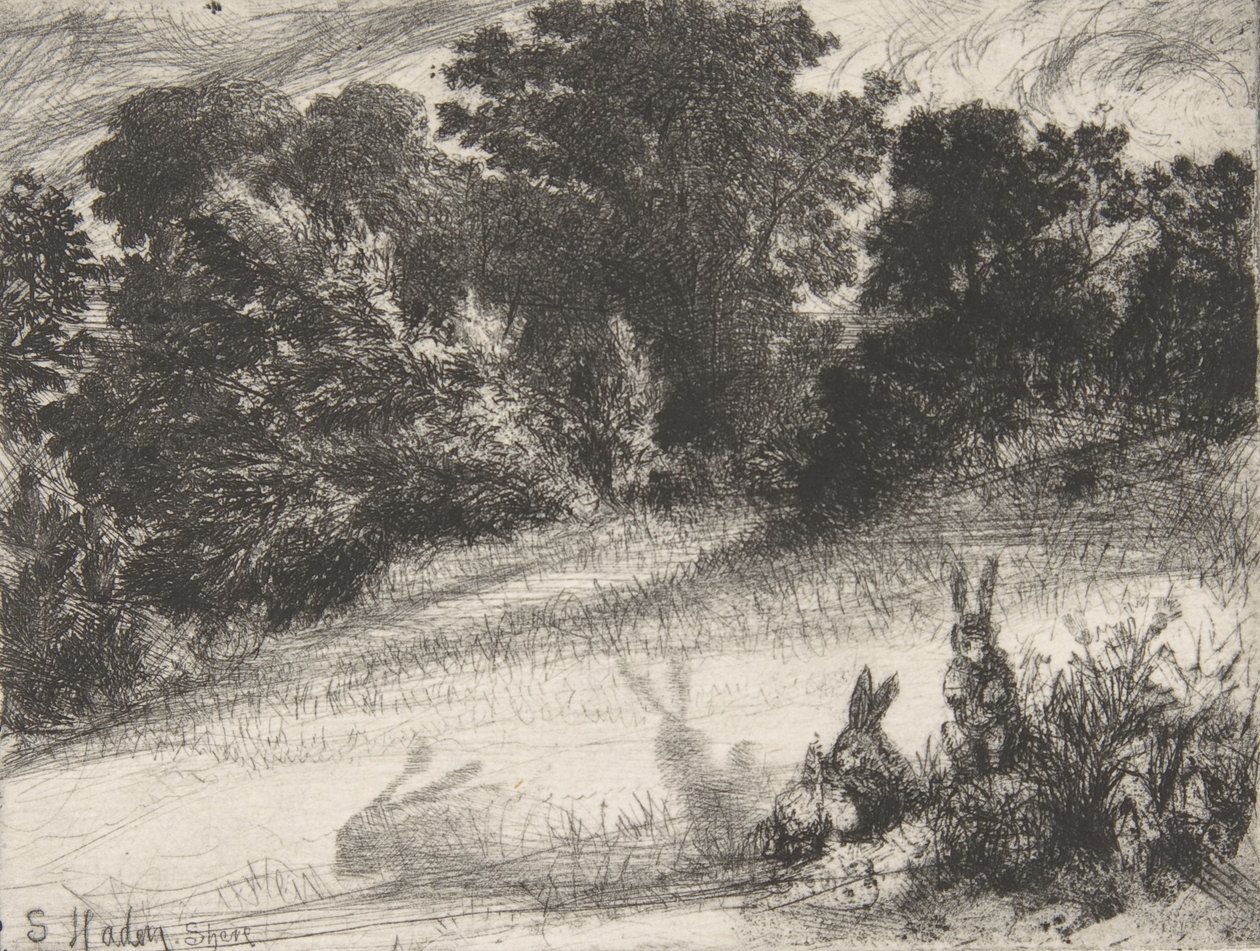 Combe Bottom, 1860 by Francis Seymour Haden