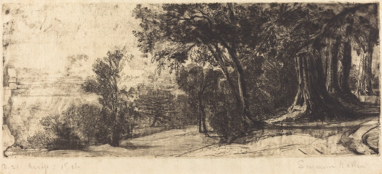 Early Morning - Richmond by Francis Seymour Haden