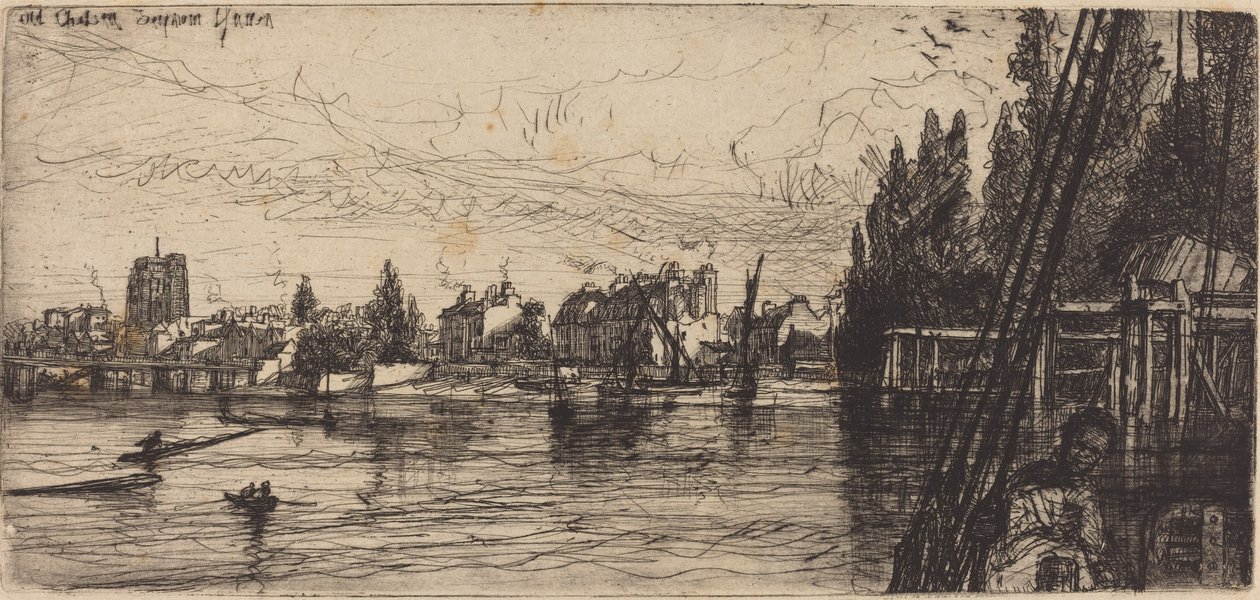 Old Chelsea by Francis Seymour Haden