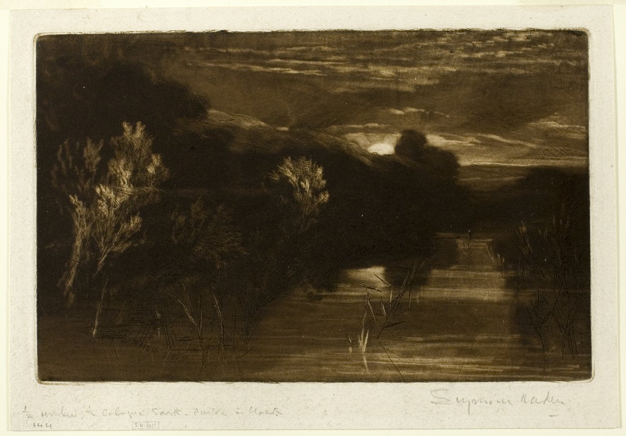 Winchelsea Canal by Francis Seymour Haden