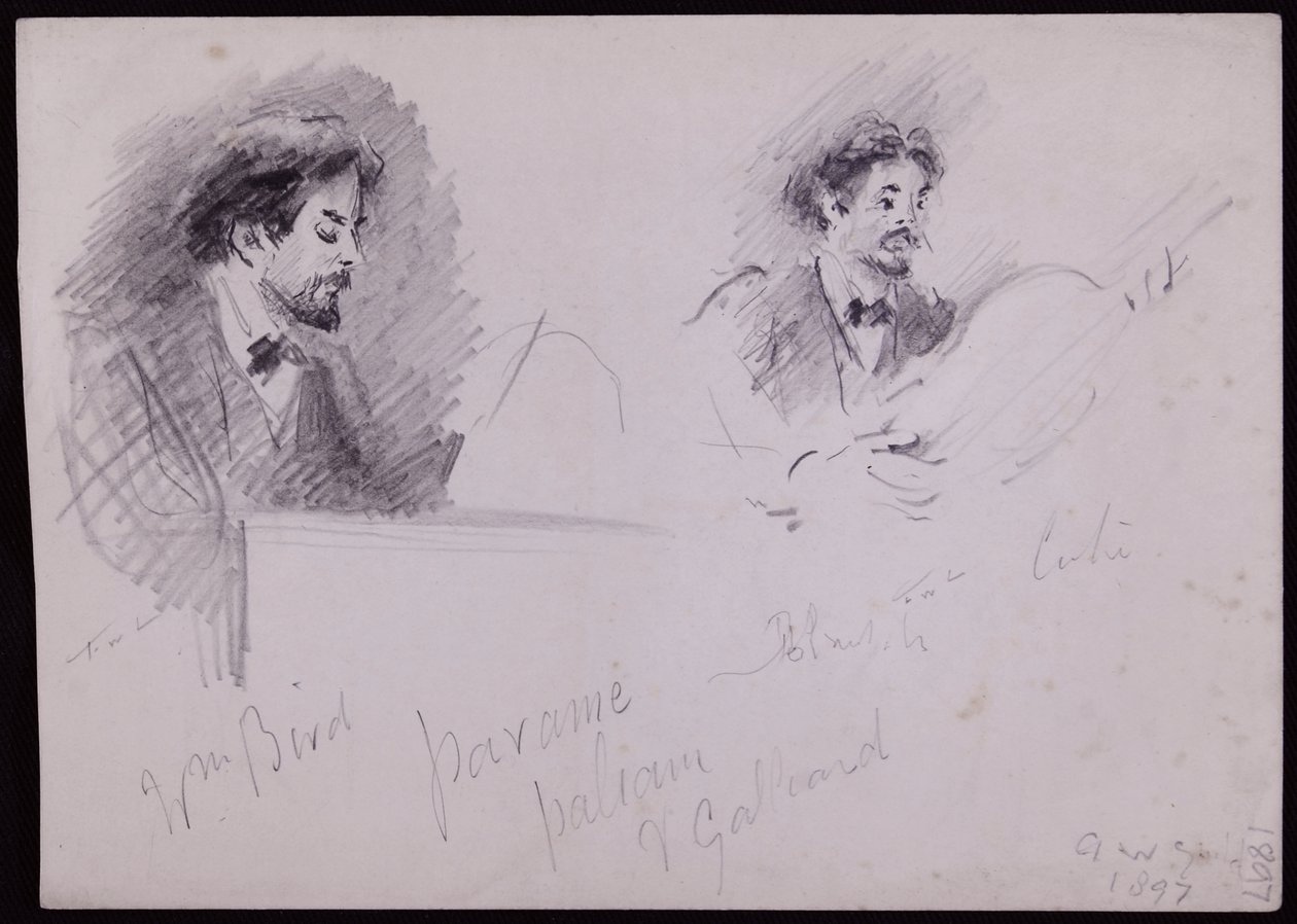 Portrait of Arnold Dolmetsch by Francis Wilfred Lawson