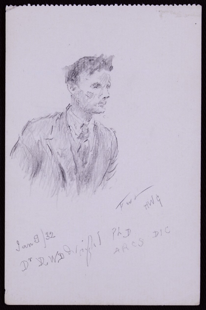 Portrait of Dr. DWD Wright by Francis Wilfred Lawson
