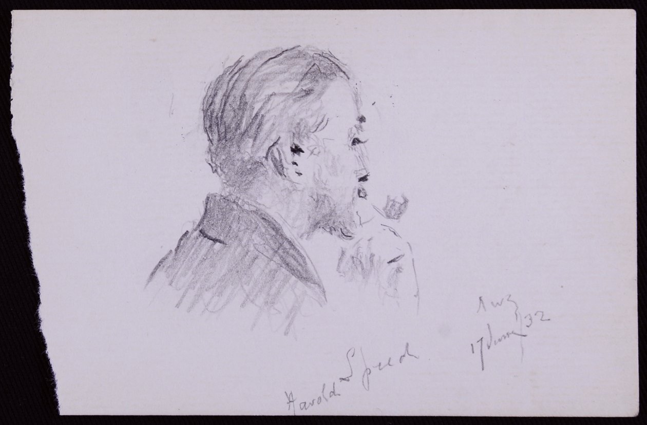 Portrait of Harold Speed by Francis Wilfred Lawson
