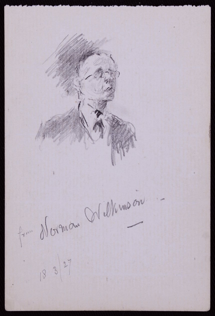 Portrait of Norman Wilkinson by Francis Wilfred Lawson