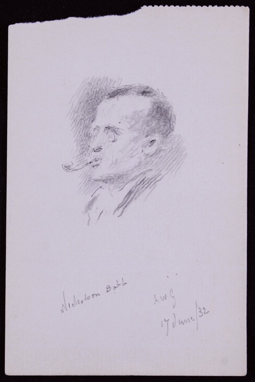 Portrait of S Nicholson Babb by Francis Wilfred Lawson