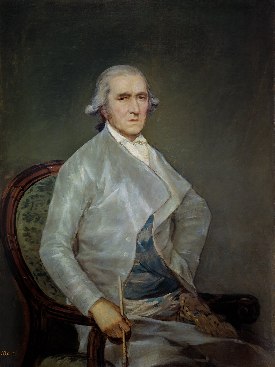 Portrait of the Painter Francisco Bayeu y Subías by Francisco de Goya