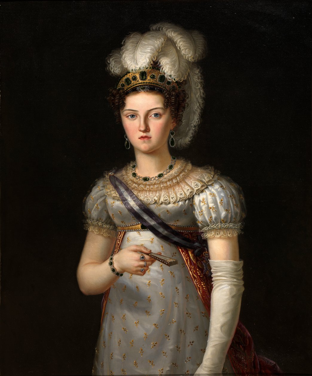 María Josefa Amalia of Saxony, Third Wife of Ferdinand VII by Francisco Lacoma y Fontanet