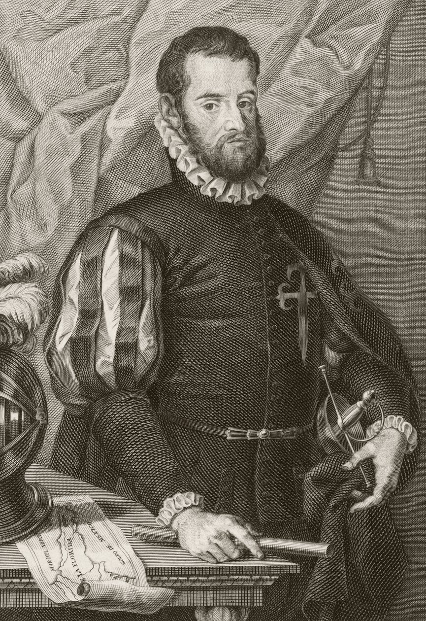 Pedro Menendez de Aviles by Francisco de Paula Marti Mora