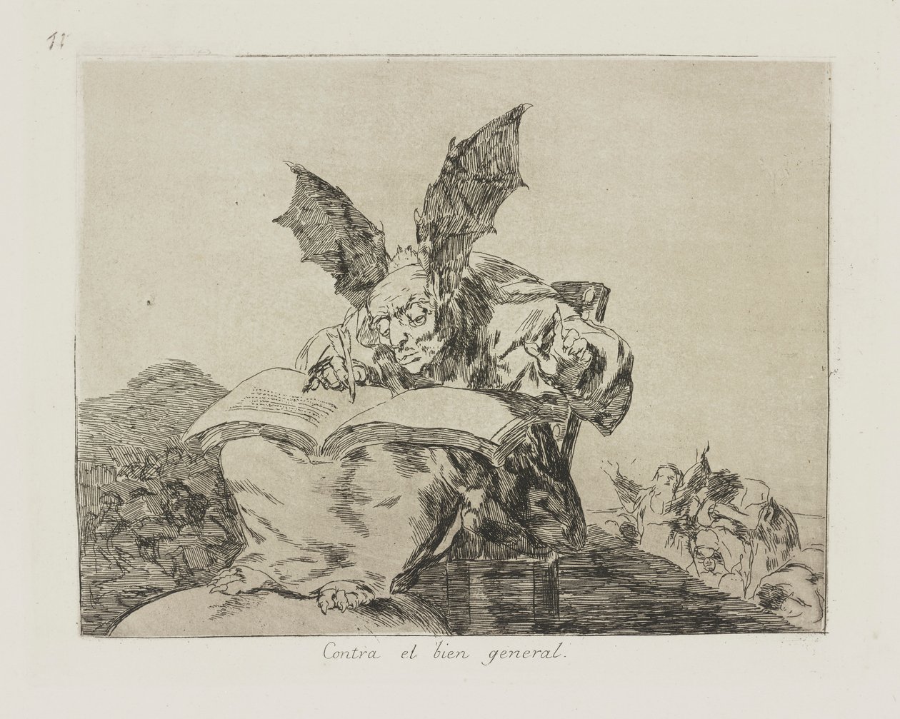 Against the Common Good, plate 71 from the series The Disasters of War by Francisco de Goya