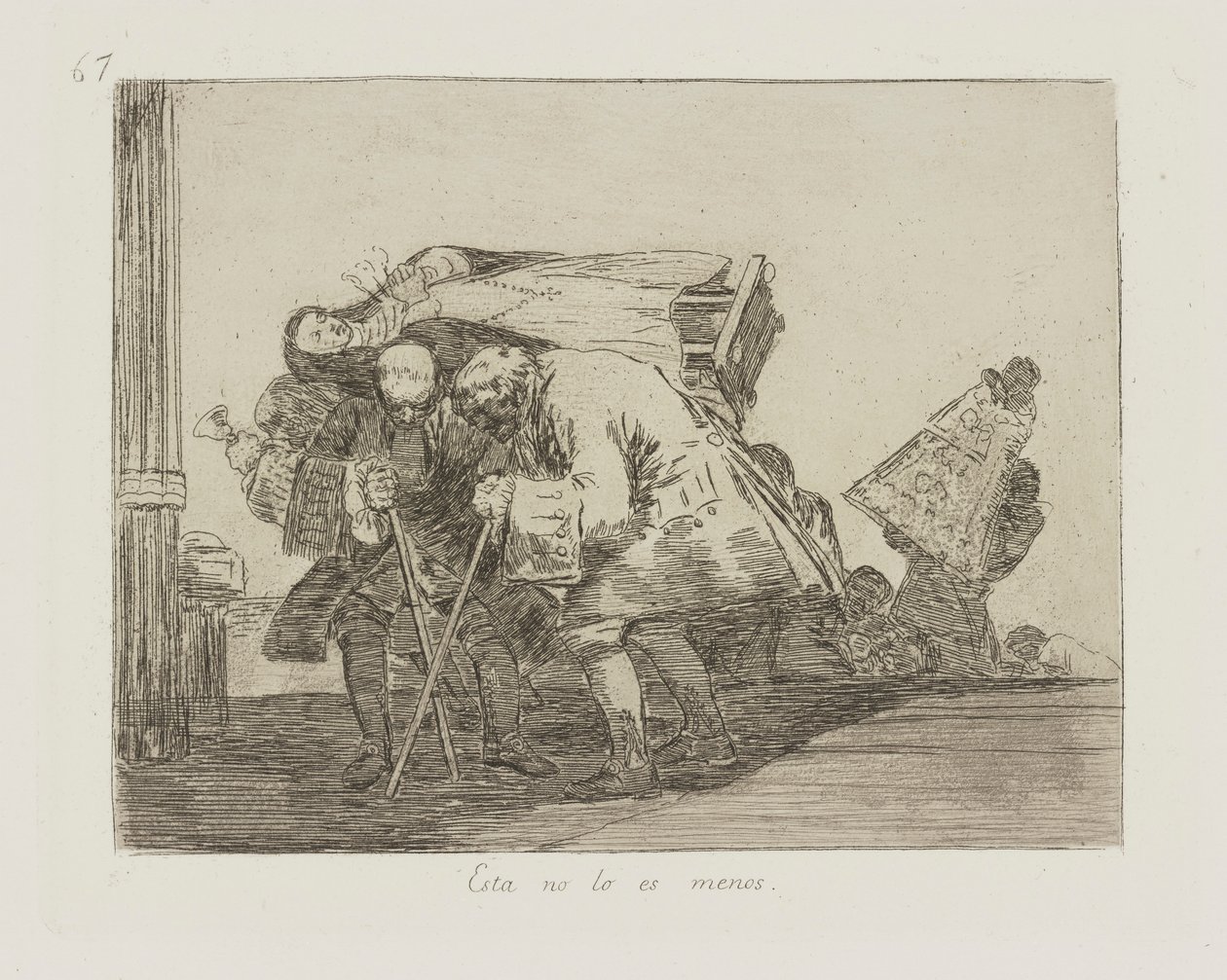 This Is Not Less So, Plate 67 from the series The Disasters of War by Francisco de Goya