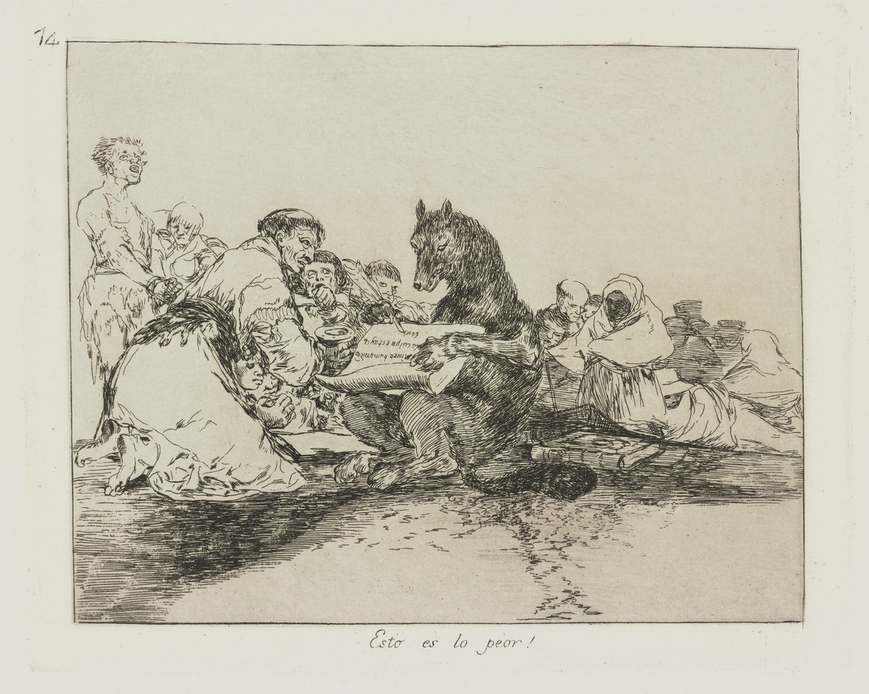 That Is the Worst of It!, pl. 74 from the series The Disasters of War by Francisco de Goya