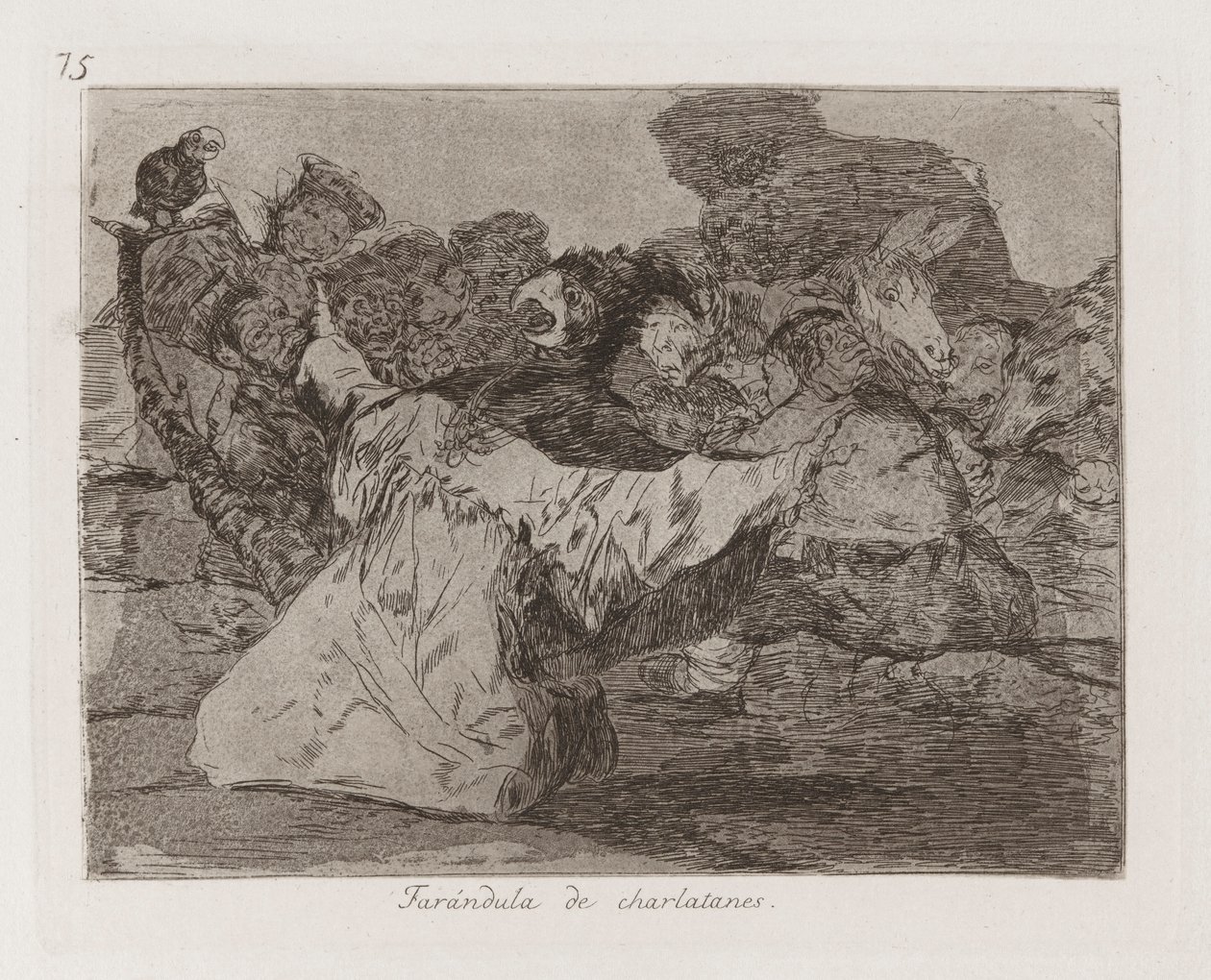 Farandula de Charlatanes (Charlatans) by Francisco de Goya