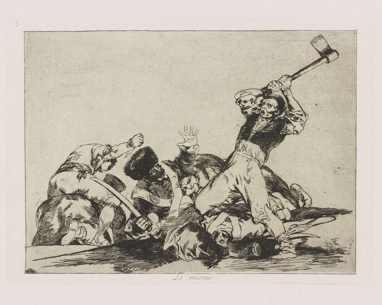 The Same, Plate 3 from the series The Disasters of War