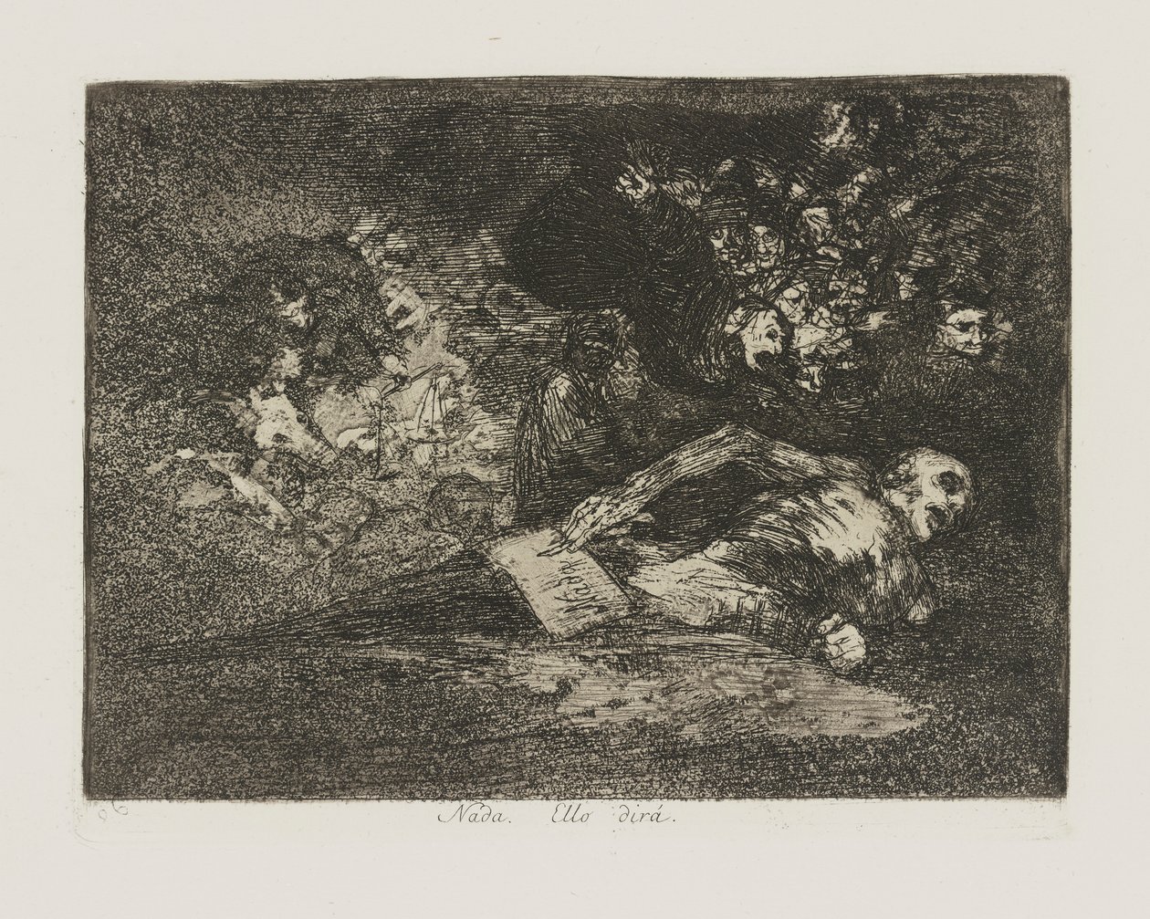 Nothing. The Event Will Tell, pl. 69 from the series The Disasters of War by Francisco de Goya