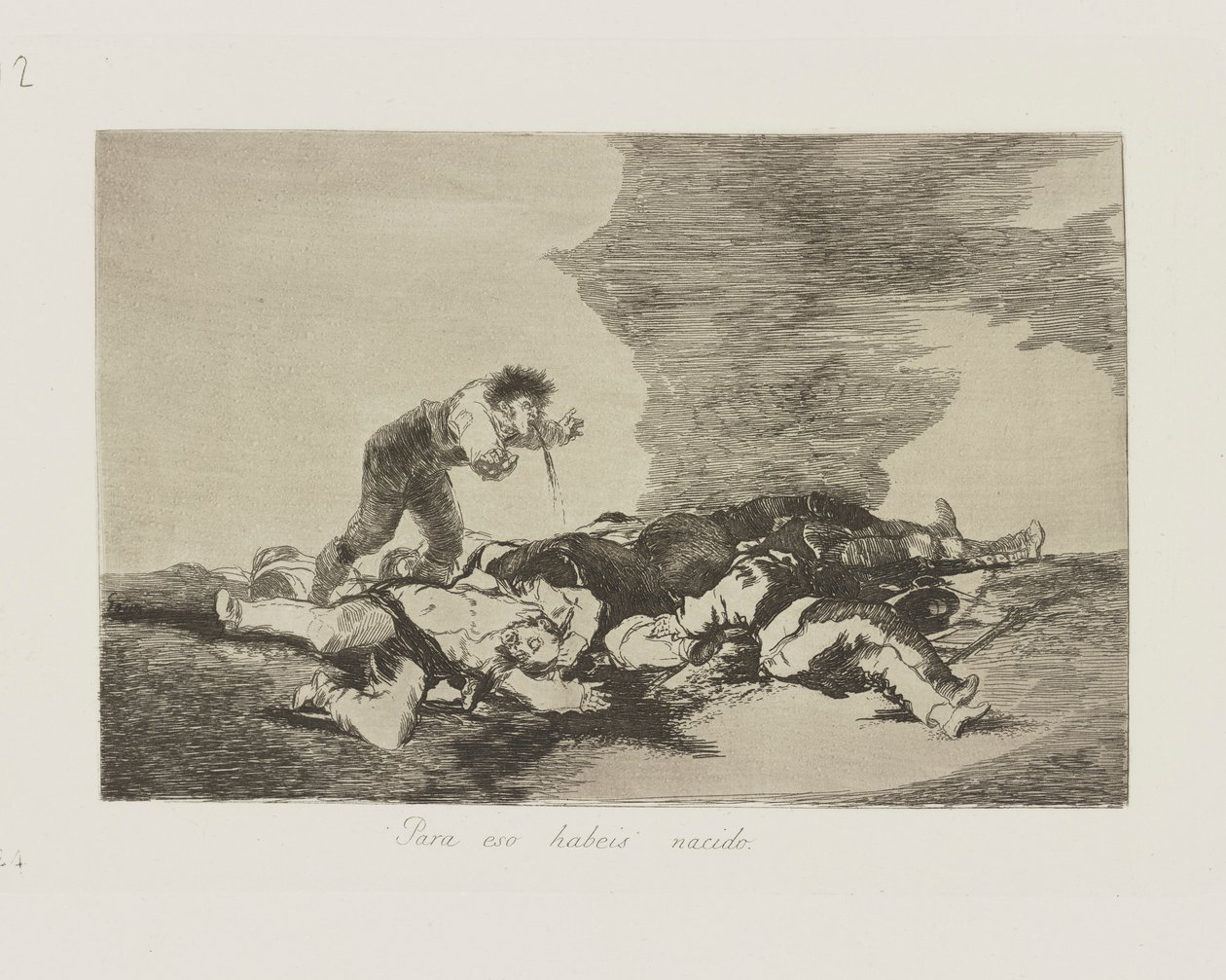 This Is What You Were Born For (pl. 12 from the series The Disasters of War) by Francisco de Goya