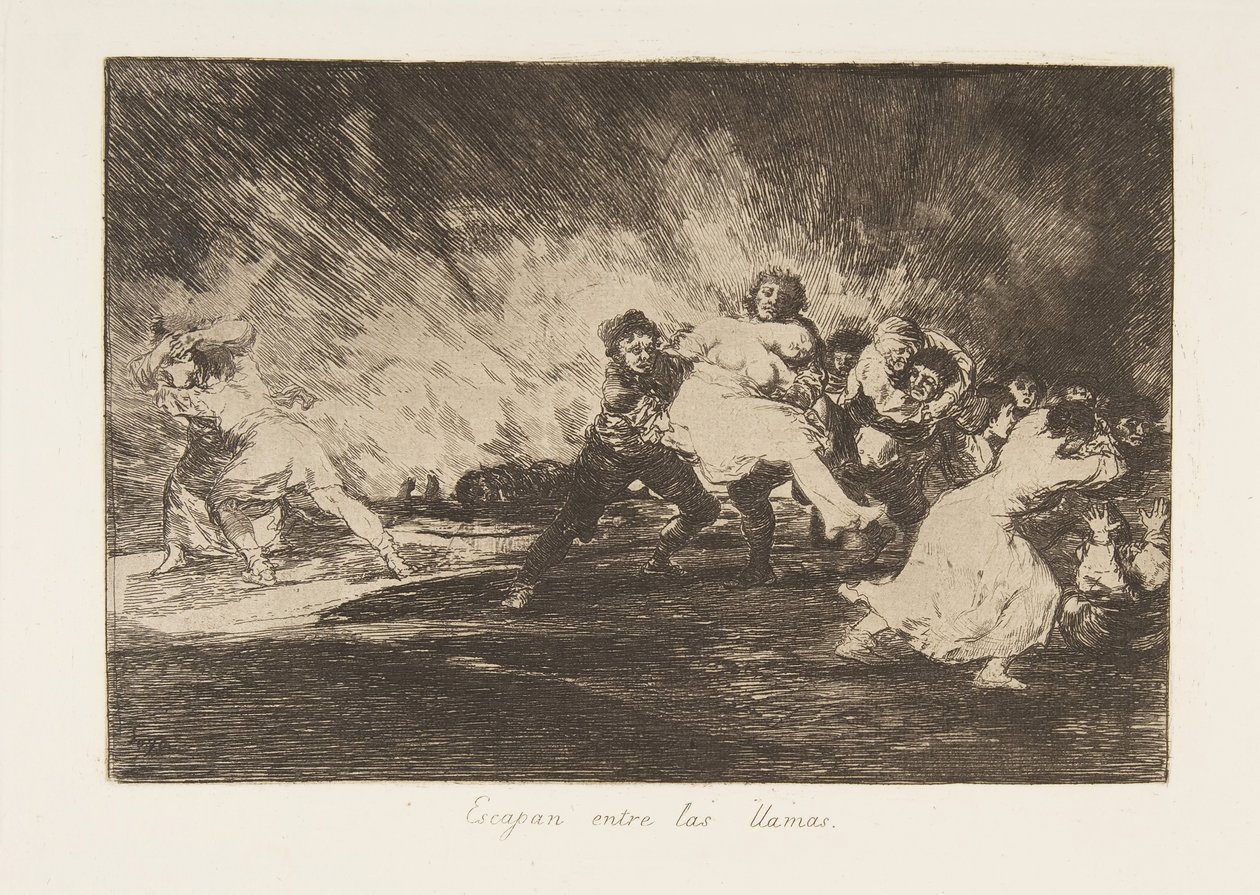 They (Plate 41 from The Disasters of War) by Francisco de Goya