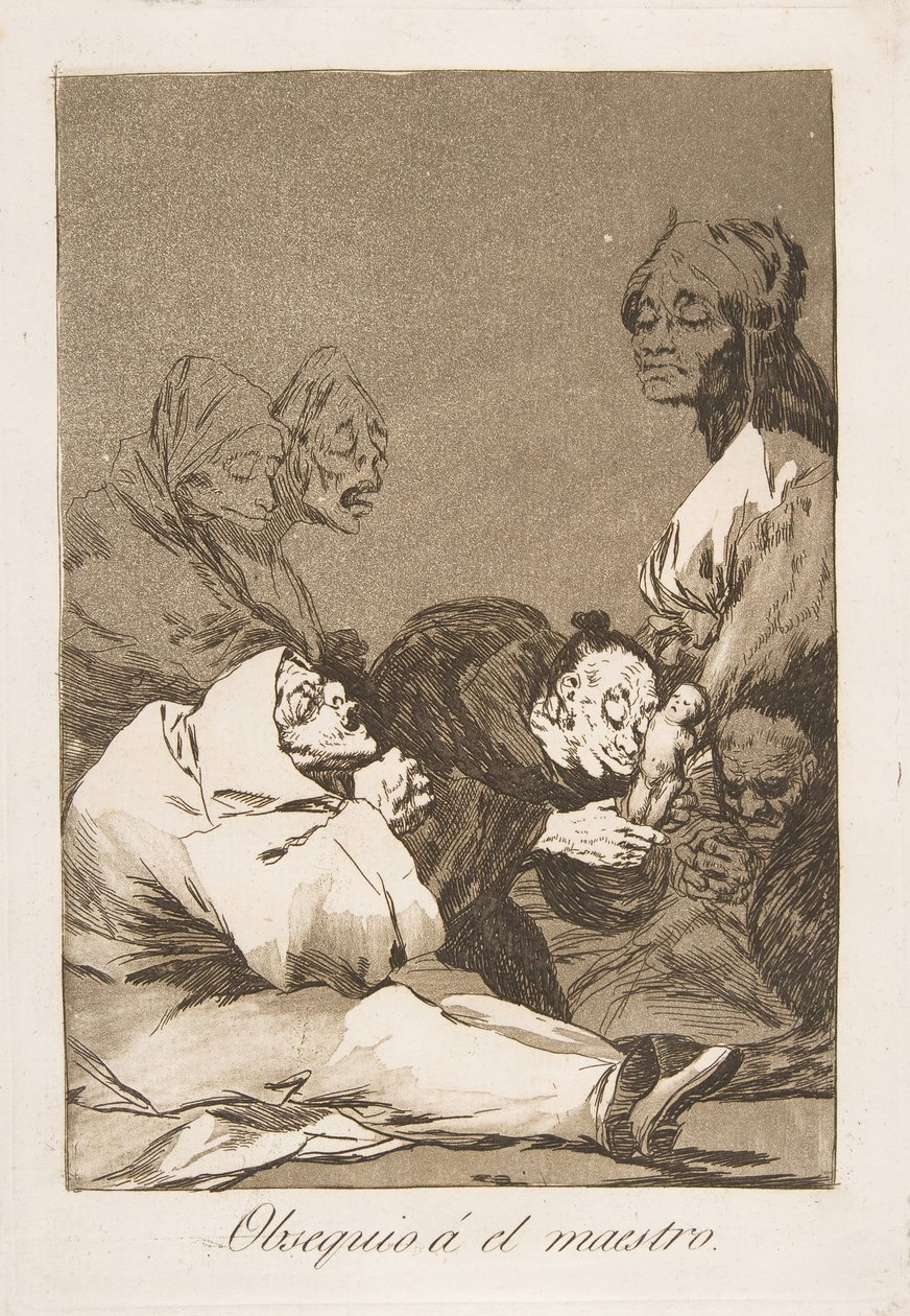 Gravure Originale De Goya - Los Caprichos, Planche 33, 5e édition (1881-1886) - Très Bon état