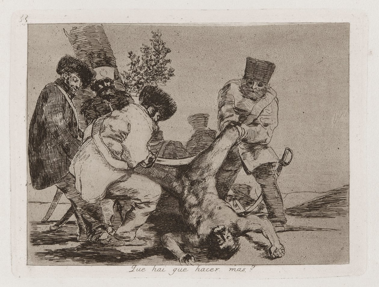 What More Can Be Done?, Plate 33 from The Disasters of War by Francisco de Goya