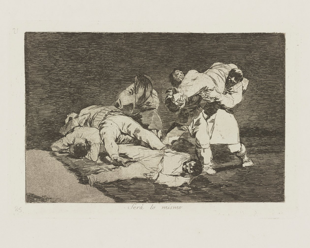 It Will Be the Same, Plate 21 from the series The Disasters of War by Francisco de Goya