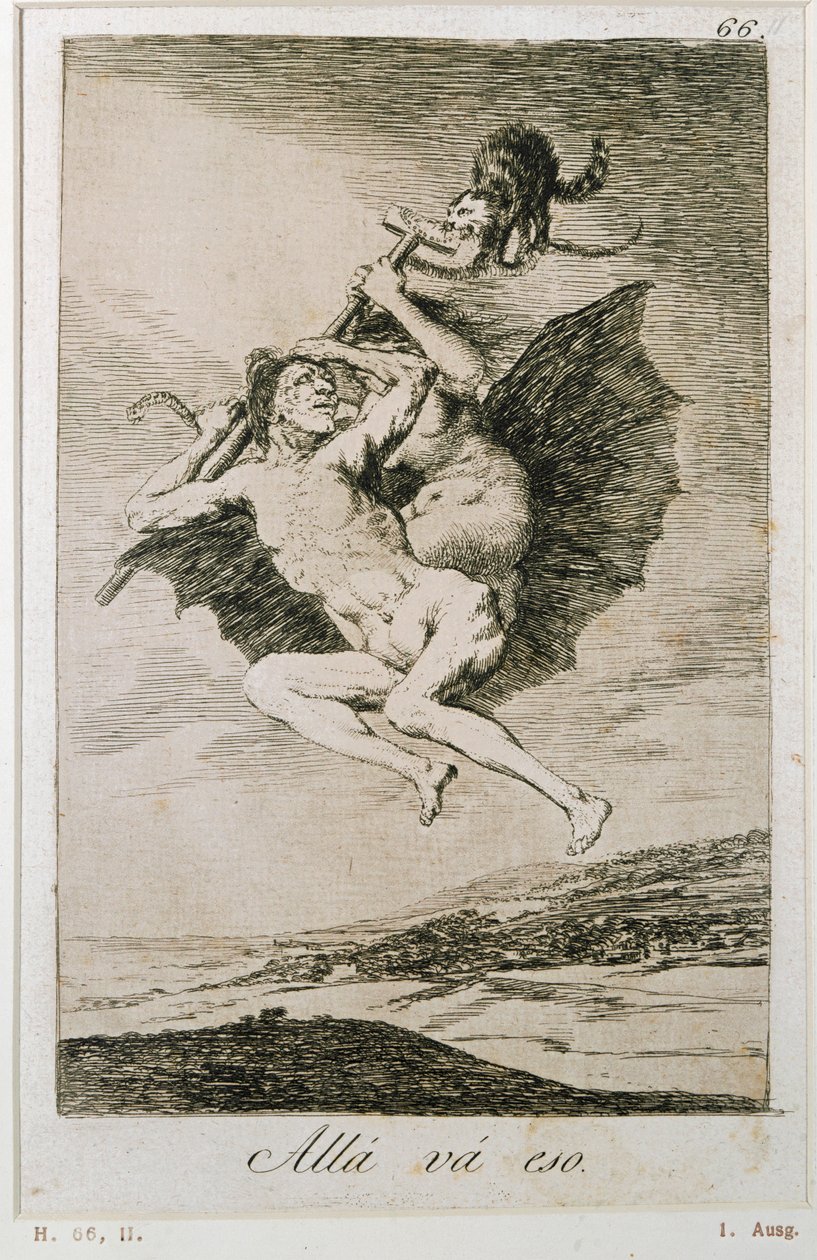 There It Goes by Francisco Jose de Goya y Lucientes