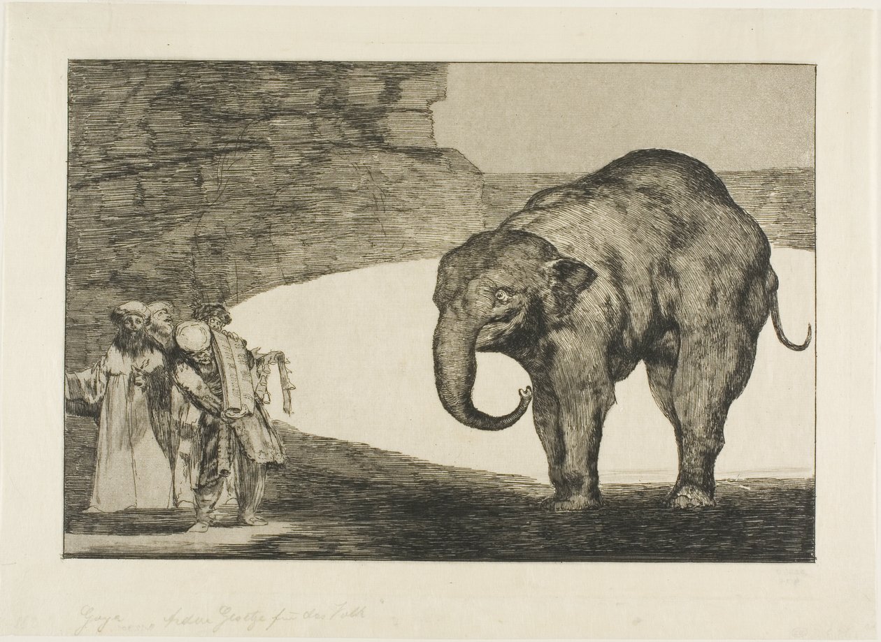 Animal Folly, from Disparates by Francisco Jose de Goya y Lucientes