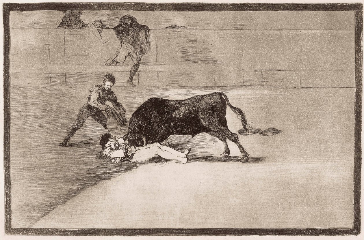 Bullfighting: The Unlucky Death of Pepe Hillo by Francisco de Goya