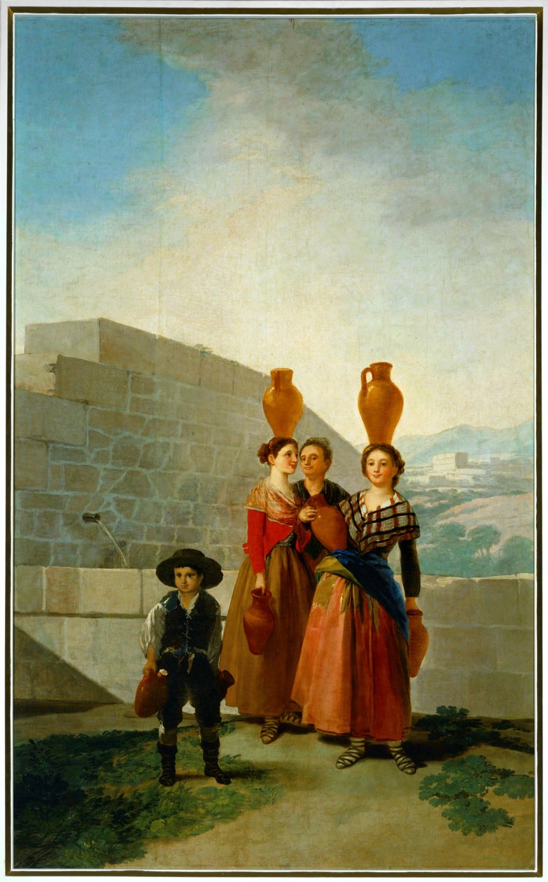 Girls Carrying Jugs of Water by Francisco Jose de Goya y Lucientes