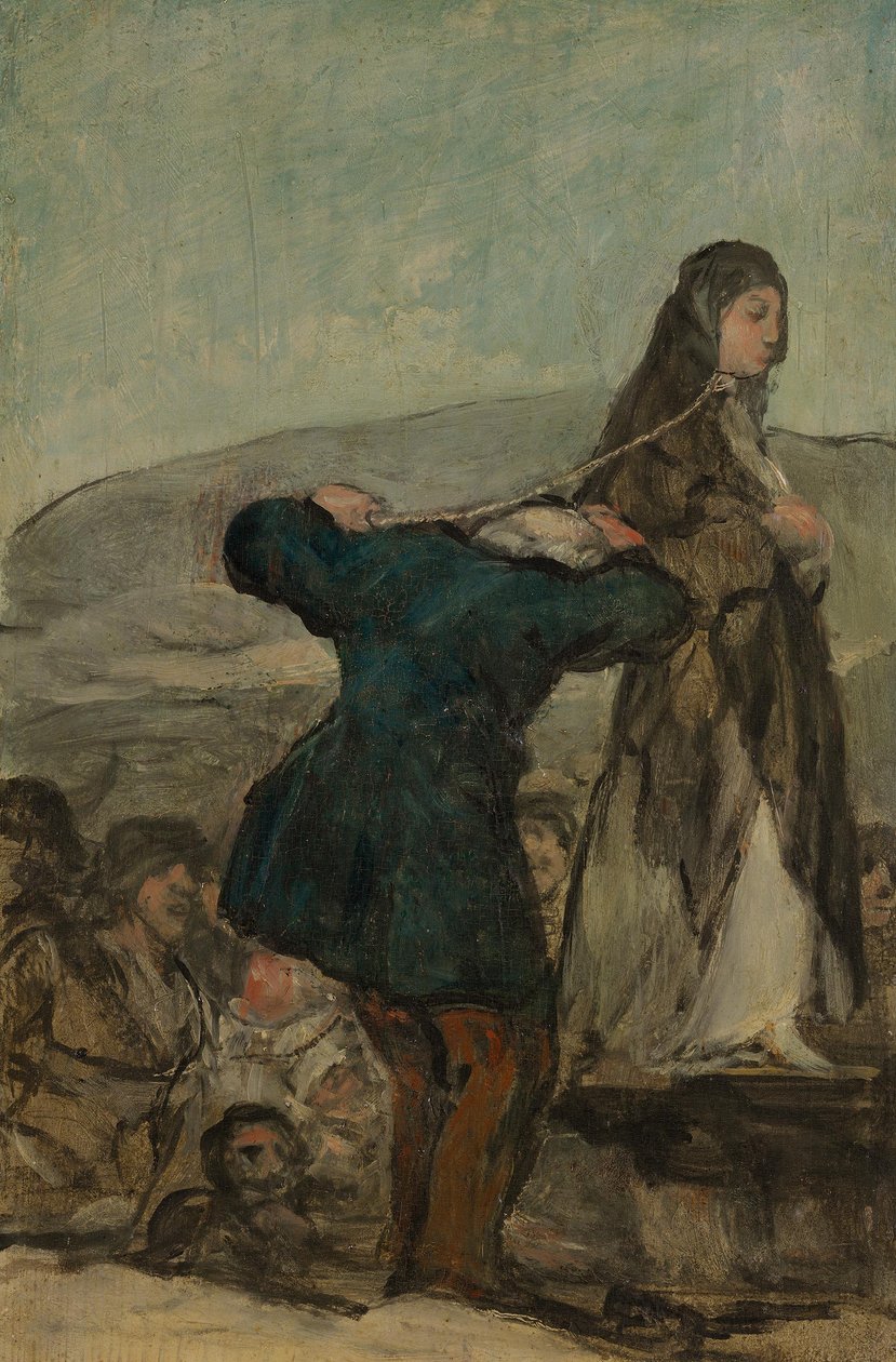 Execution of Witches by Francisco Jose de Goya y Lucientes