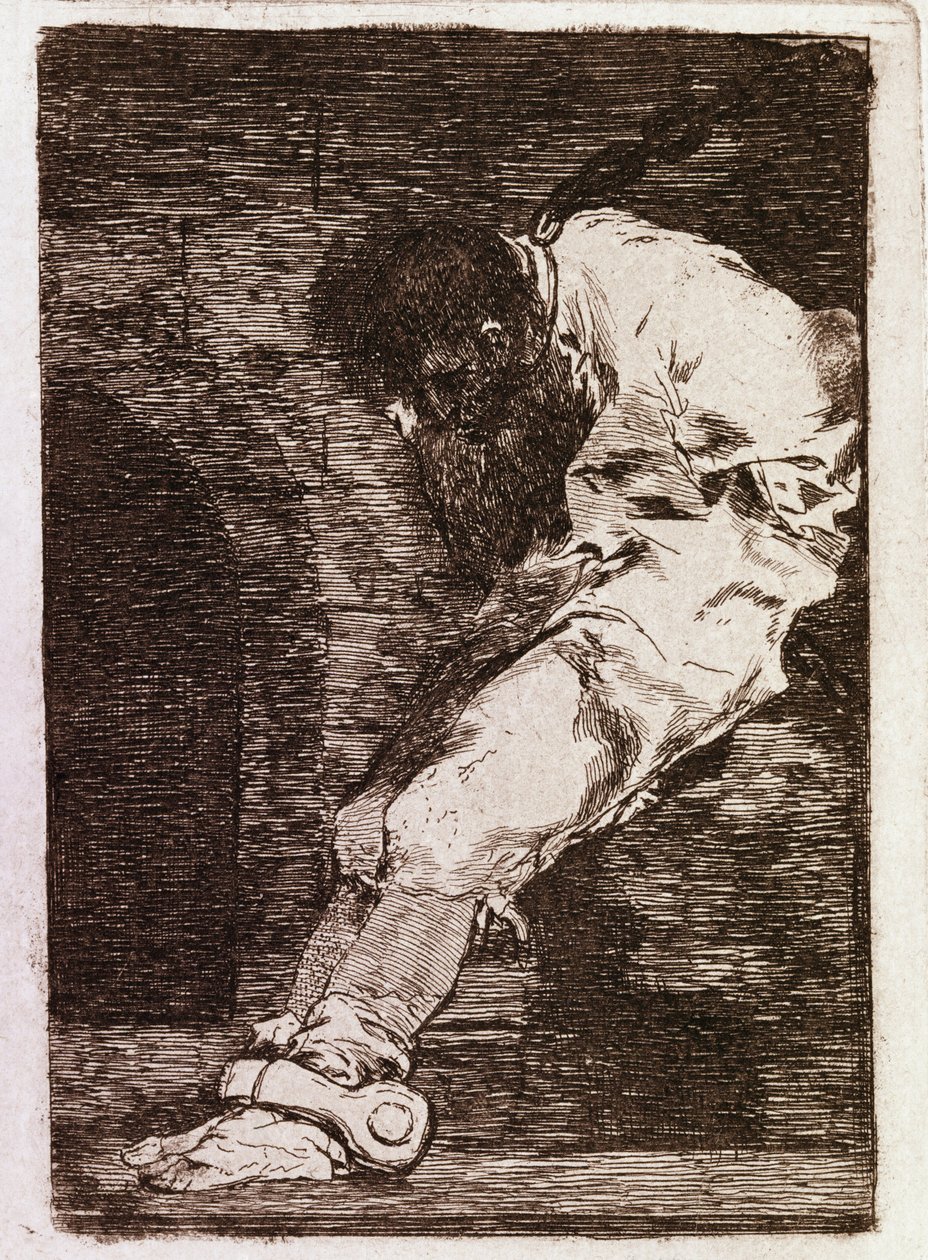 If It Is a Criminal He Dies Quickly by Francisco de Goya