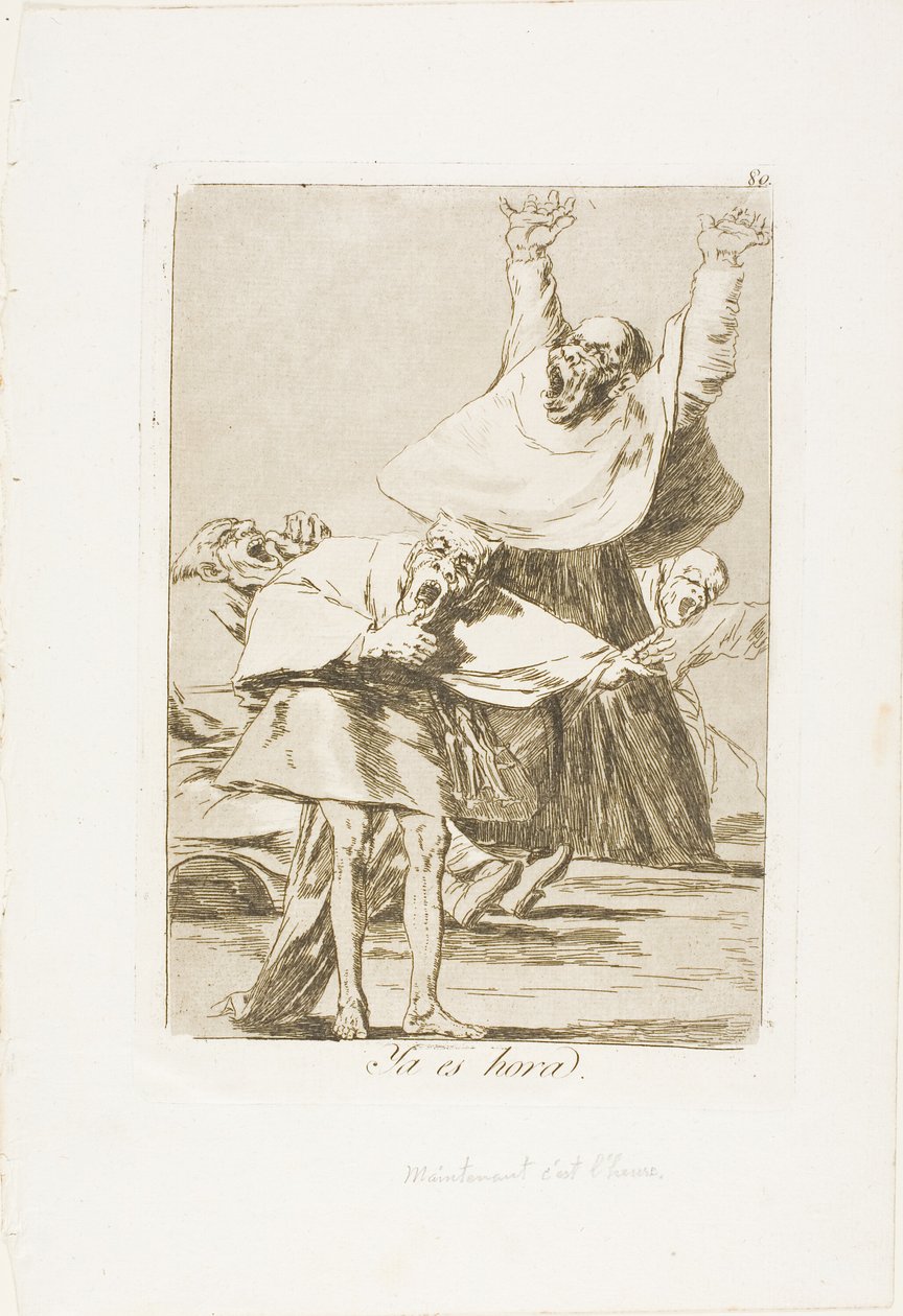 It is Time, Plate 80 from Los Caprichos by Francisco Jose de Goya y Lucientes