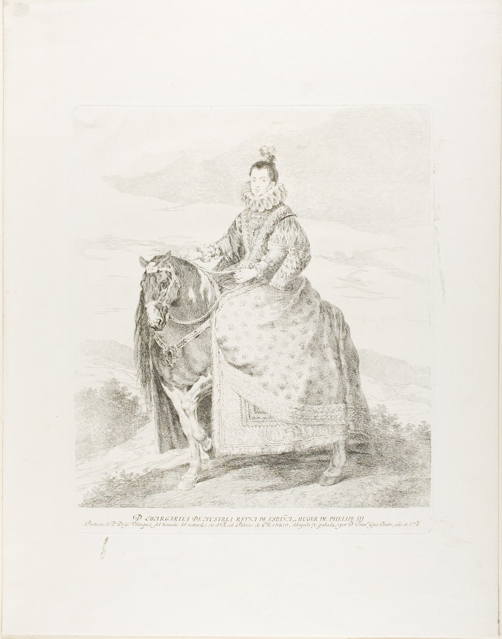 Margaret of Austria by Francisco Jose de Goya y Lucientes
