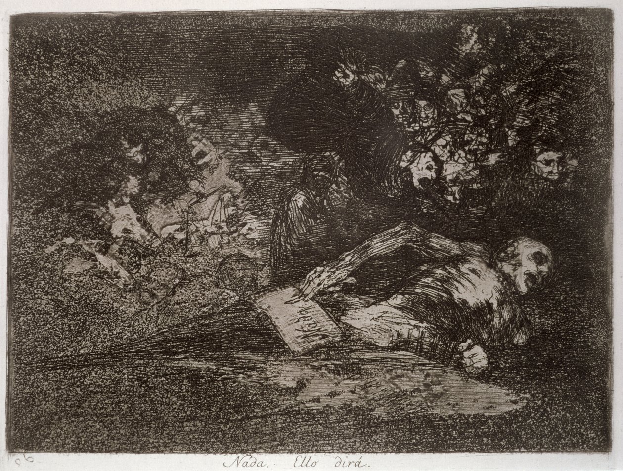 Nothing. The event will tell, plate 69 of 