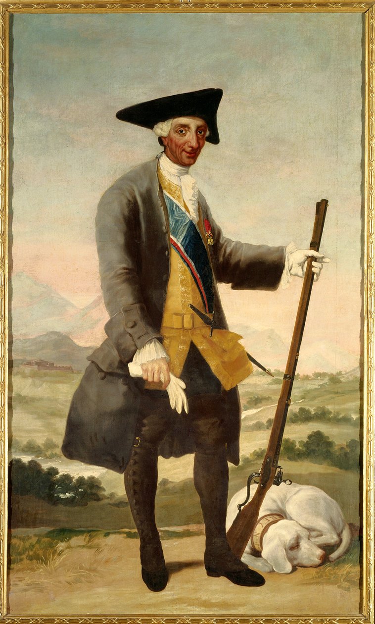 Portrait of Charles III as a Hunter by Francisco de Goya