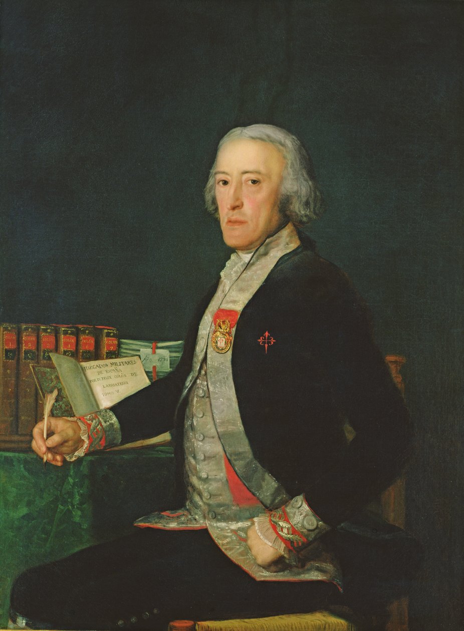 Portrait of Felix Colon de Larriategui by Francisco Jose de Goya y Lucientes
